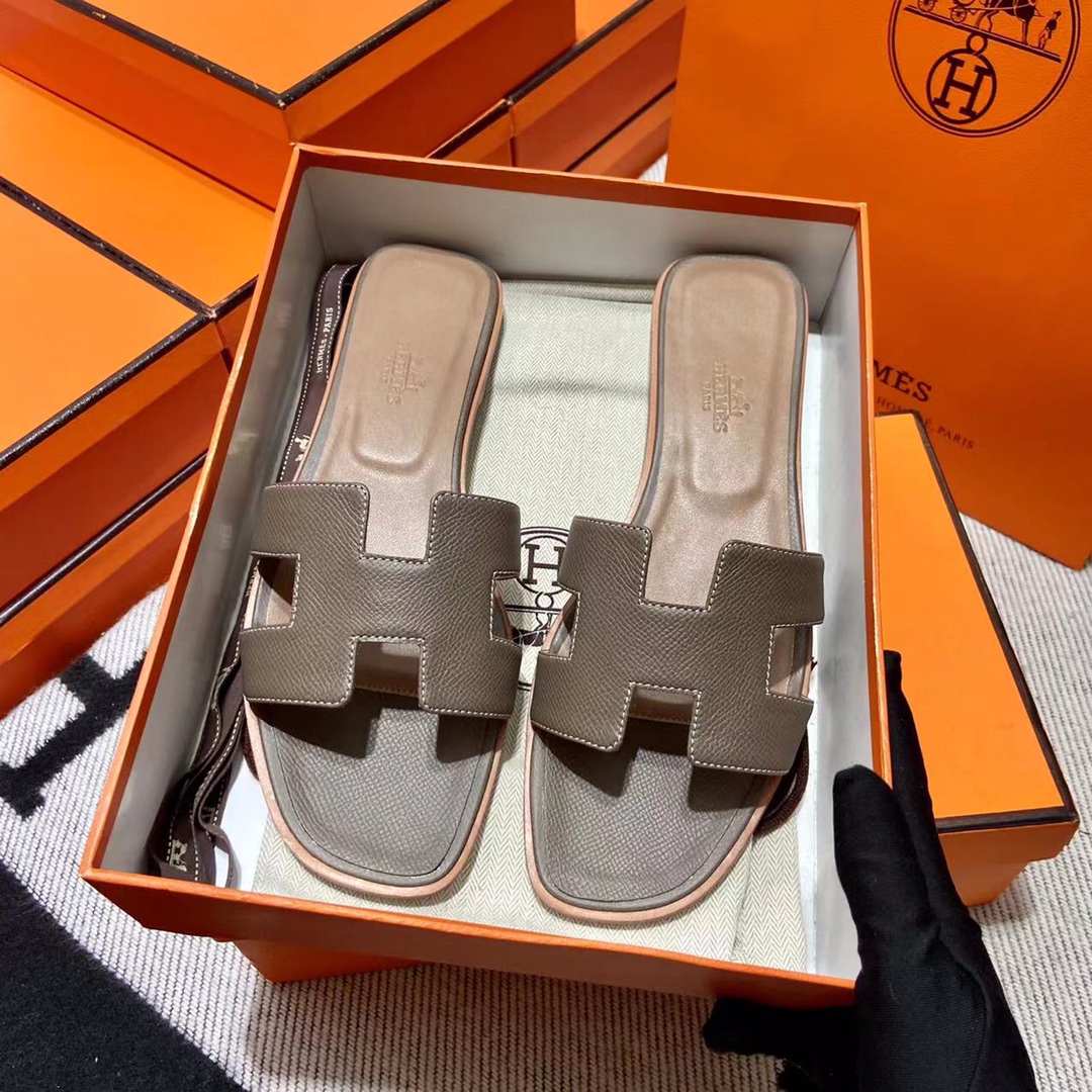 에르메스 올수공 오란 슬리퍼 샌들 앱송 24